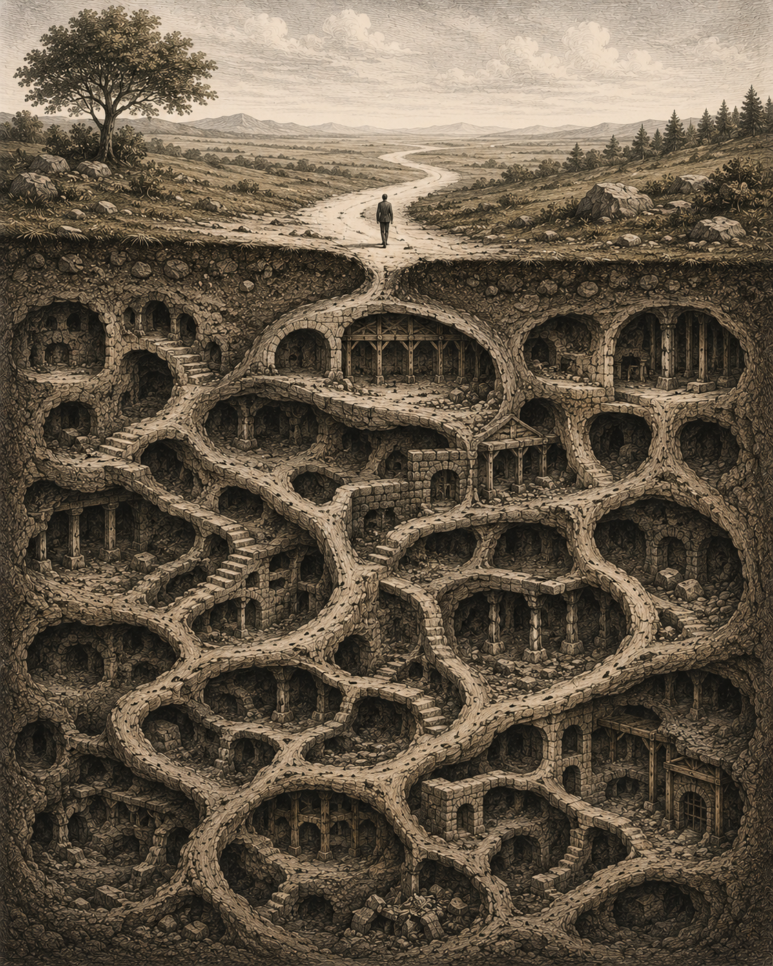The hidden organizational system beneath visible decisions and outcomes